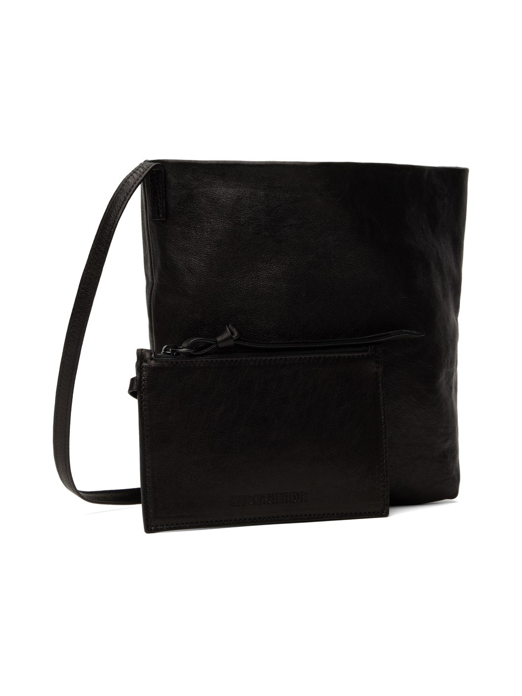 Black Ger Mini Soft Shoulder Bag - 2