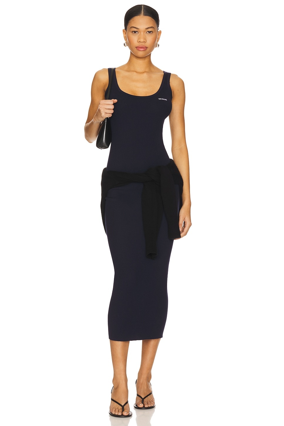 Ribbed Knit Dress - 4