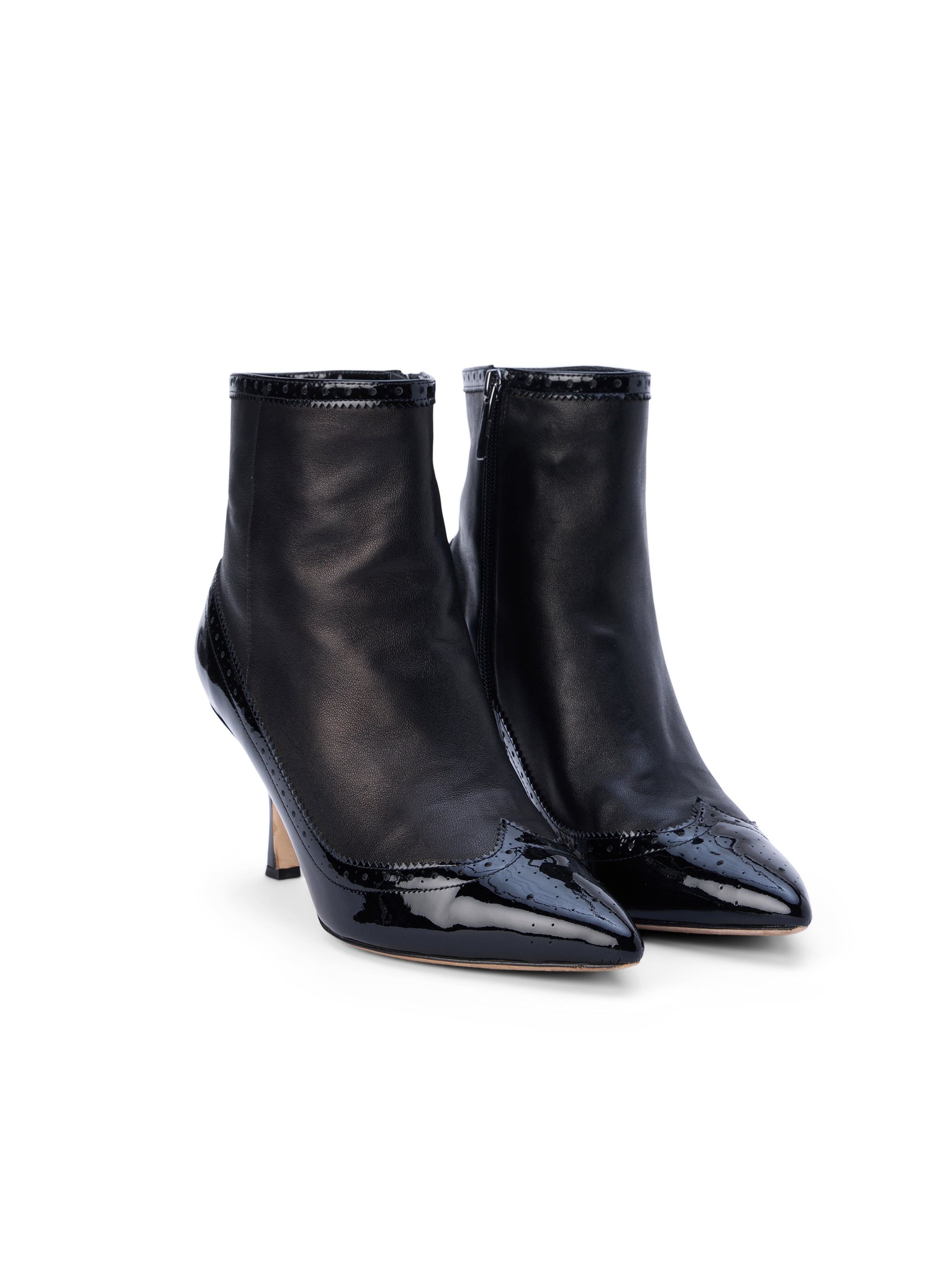 Ember Patent Leather Bootie - 2