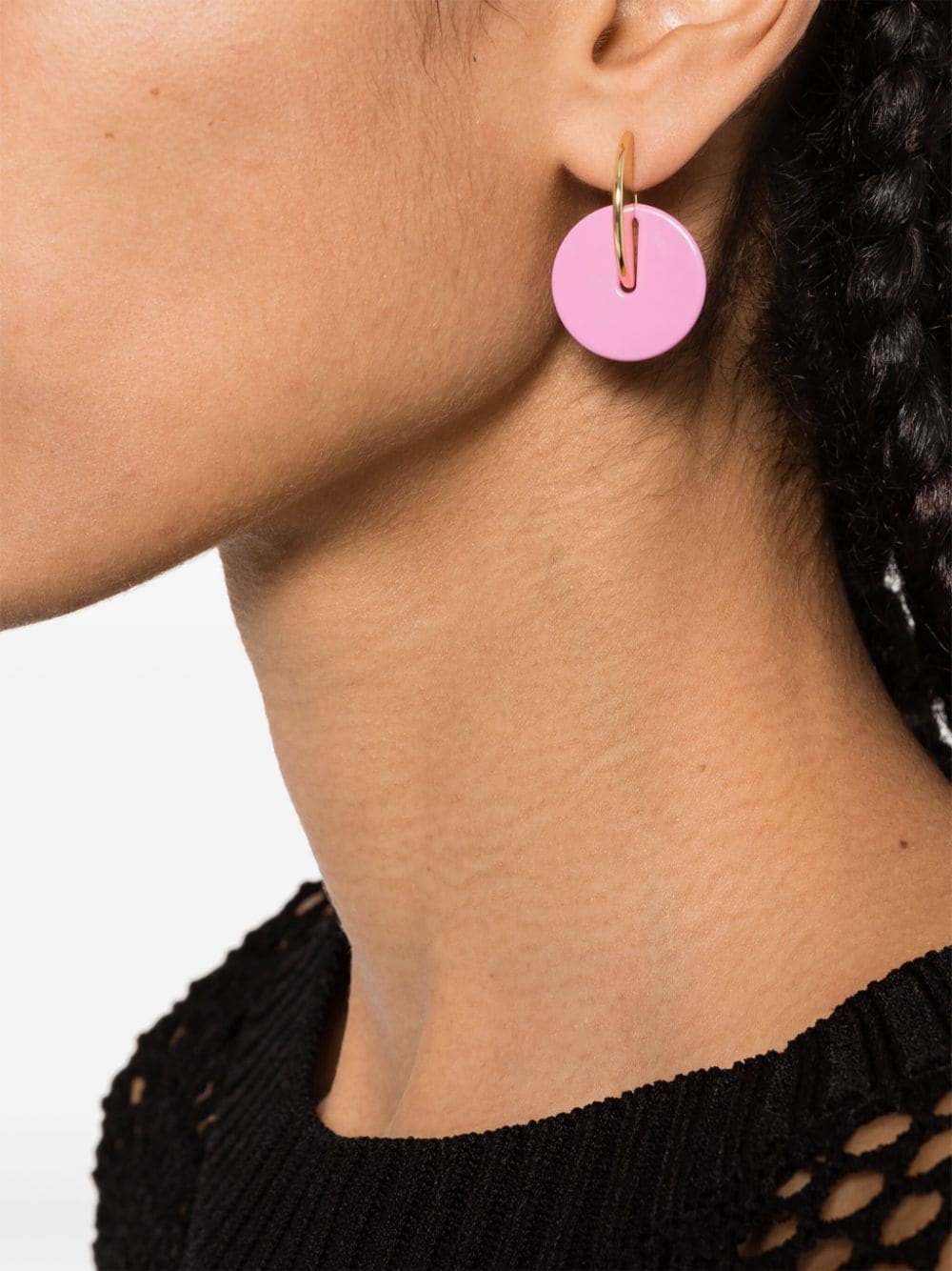 interlock drop earrings - 2