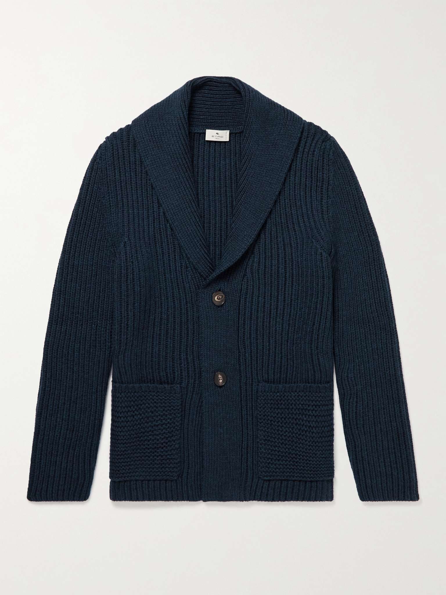 Ribbed Wool Cardigan - 1