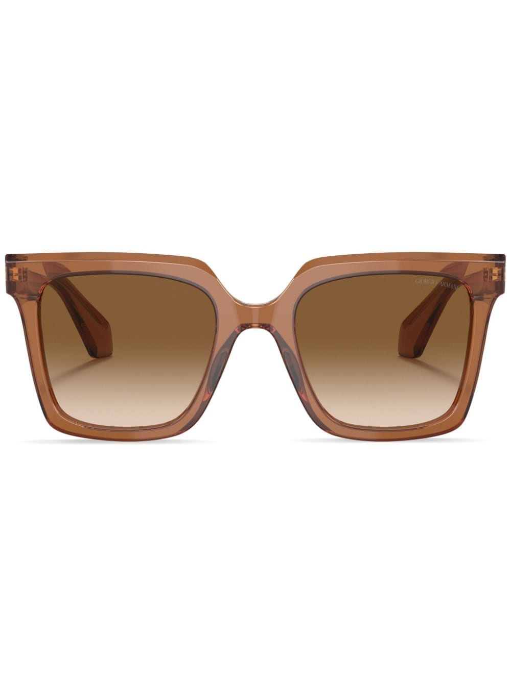 square-frame gradient sunglasses - 1