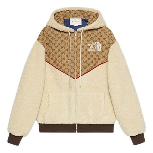 The North Face x Gucci GG Canvas Shearling Jacket 'Beige' 644582-XJC3T-2102 - 1