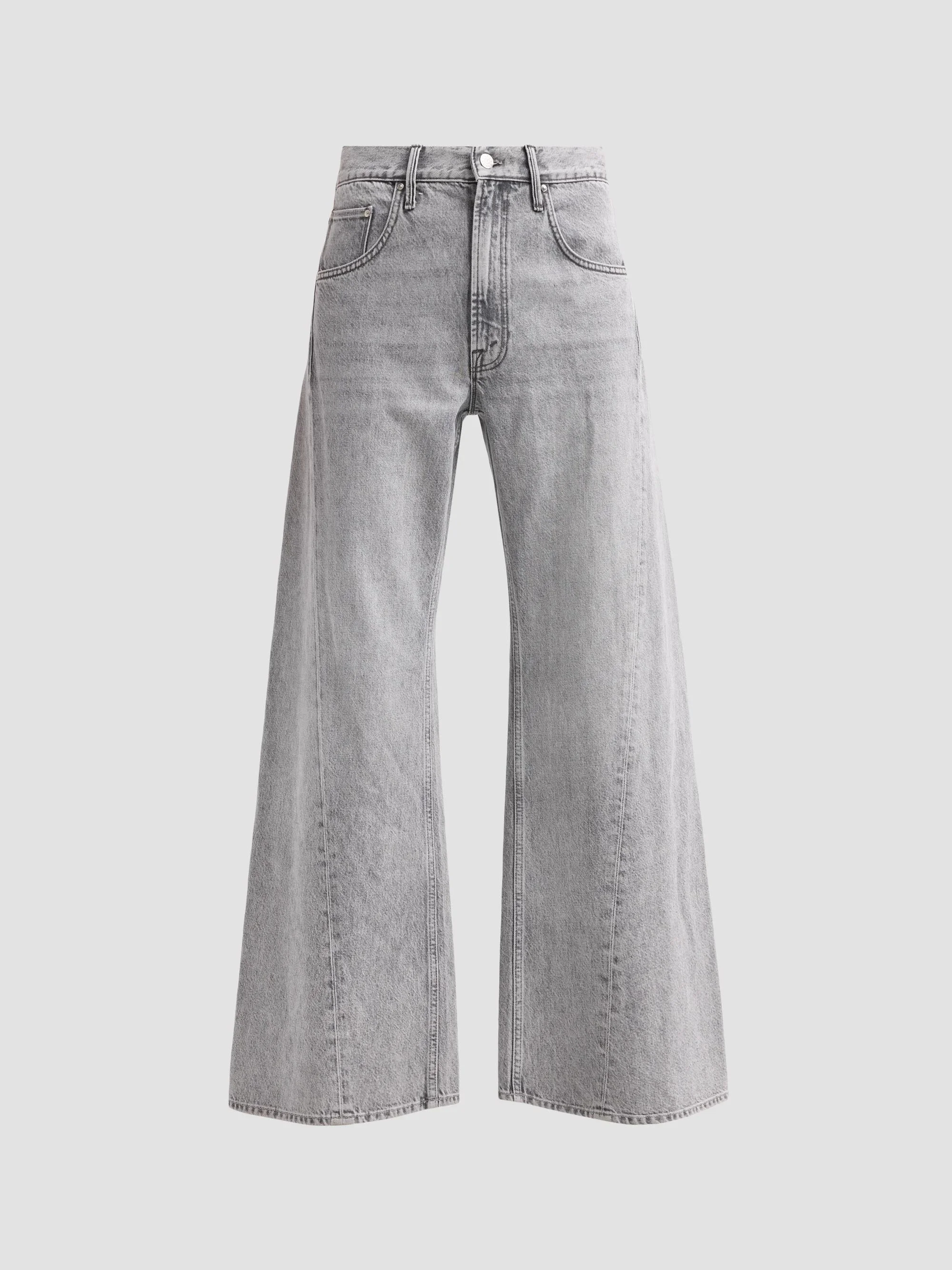Women's The Lemon Twist Wide-Leg Jeans - Rocky Road - 1