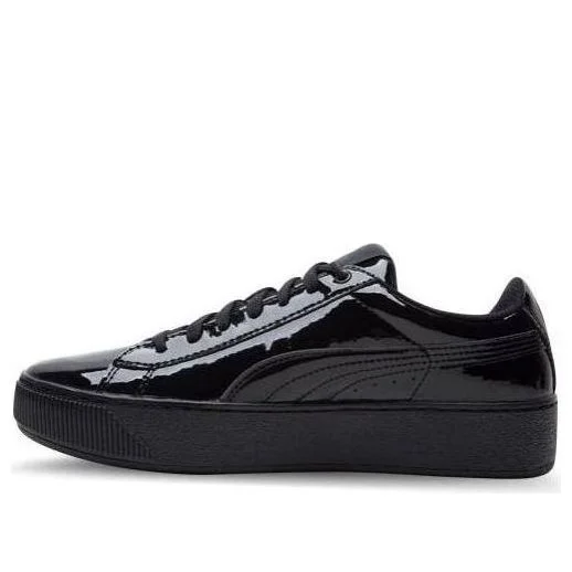 (WMNS) PUMA Vikky Platform V 'Triple Black' 364892-02 - 1