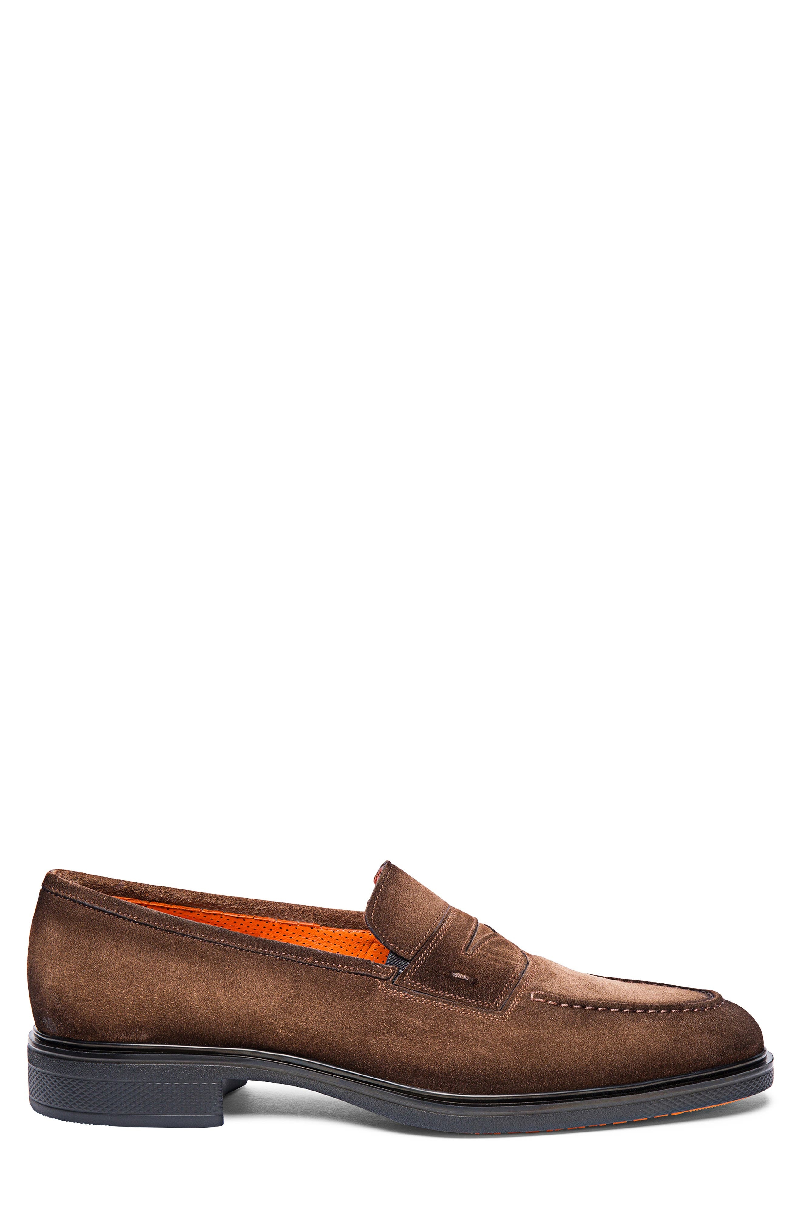 Santoni Easy Penny Loafer in Brown at Nordstrom - 3