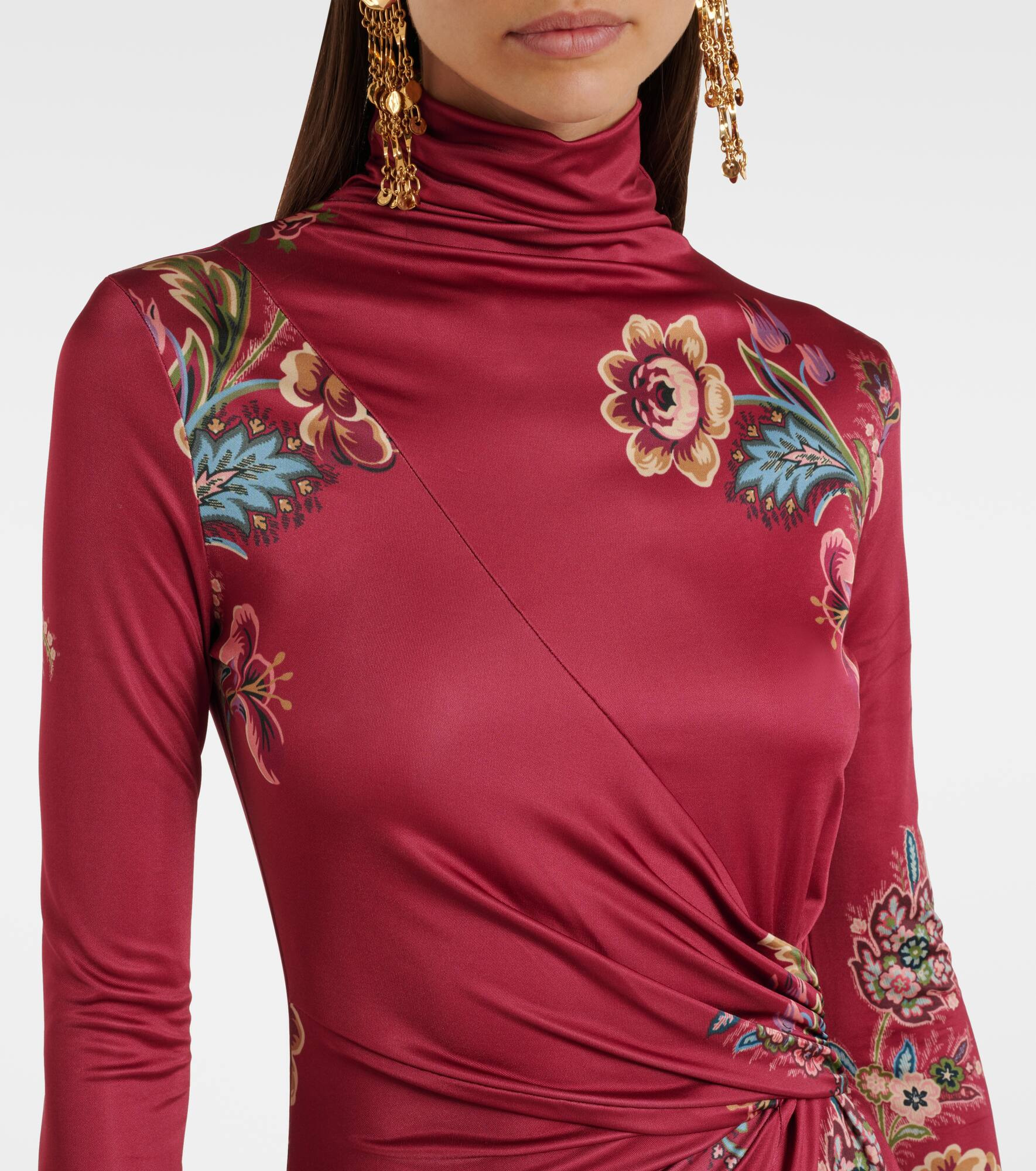 Printed midi dress - 4
