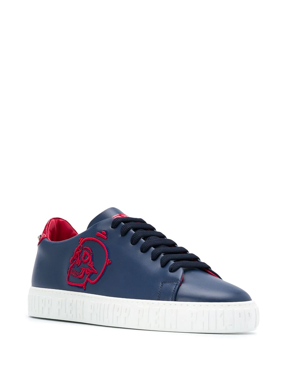 skull-patch low-top trainers  - 2