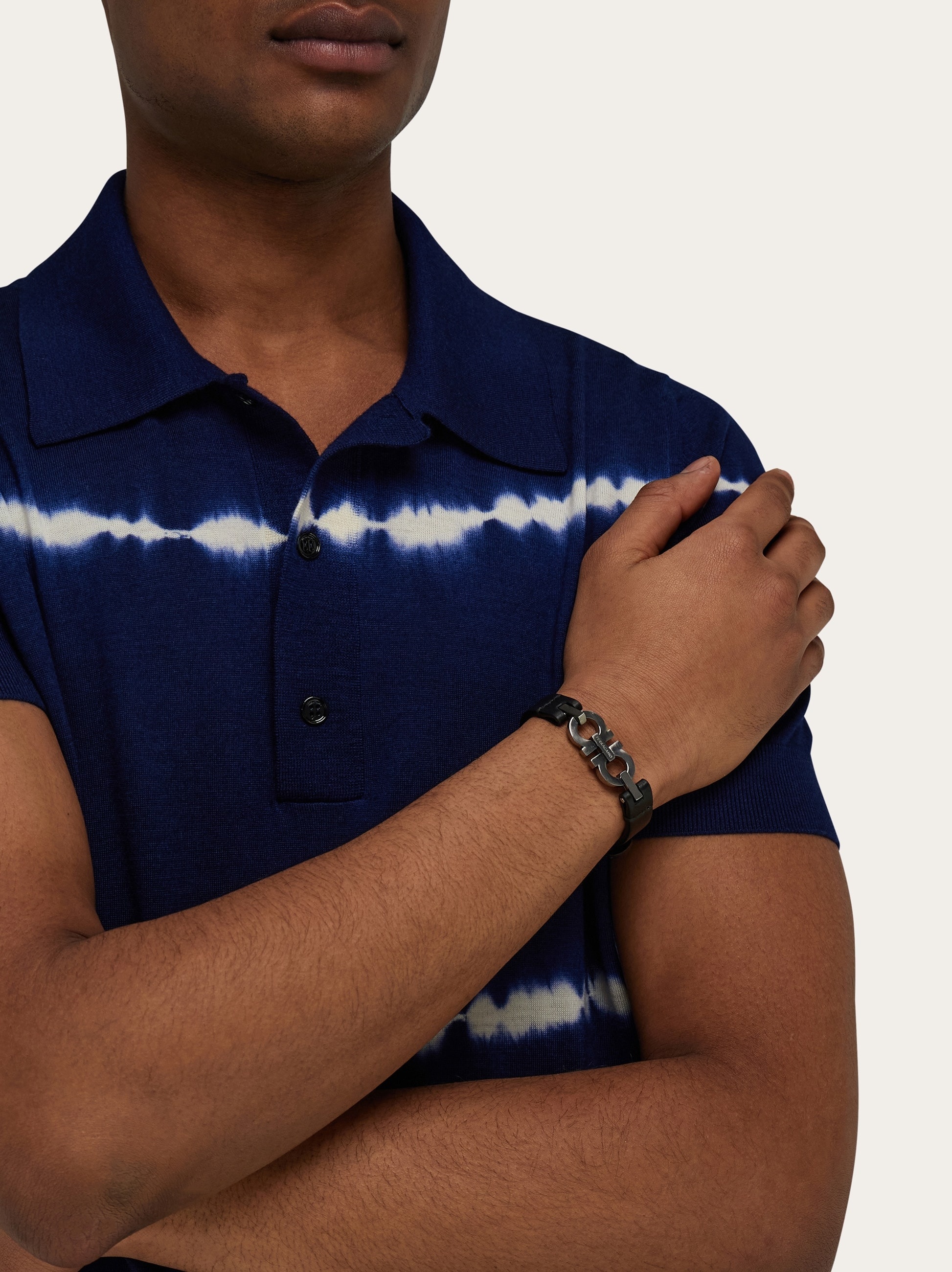 Double Gancini bracelet - 3