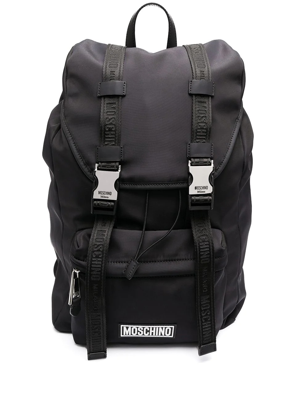 logo buckle backpack - 1