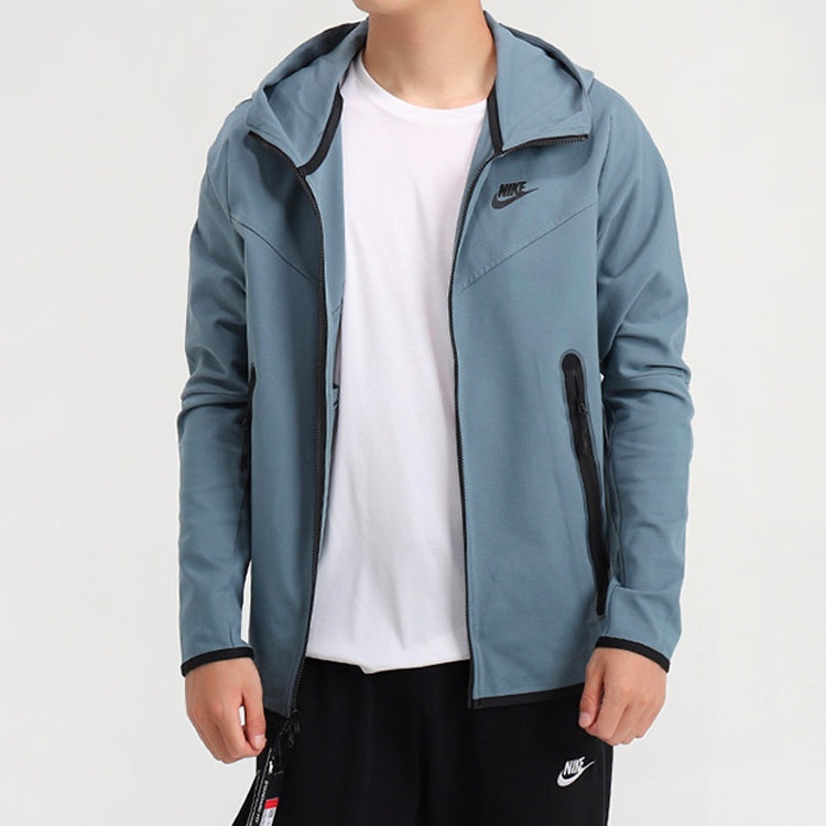 Nike Sportswear Full-length zipper Cardigan hooded track Jacket CU4480-031 - 4