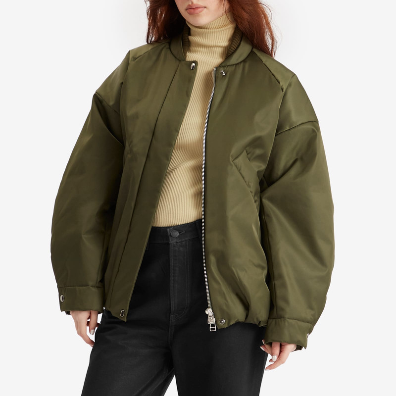 KASSL Editions KASSL Editions Oversized Bomber Jacket outlook