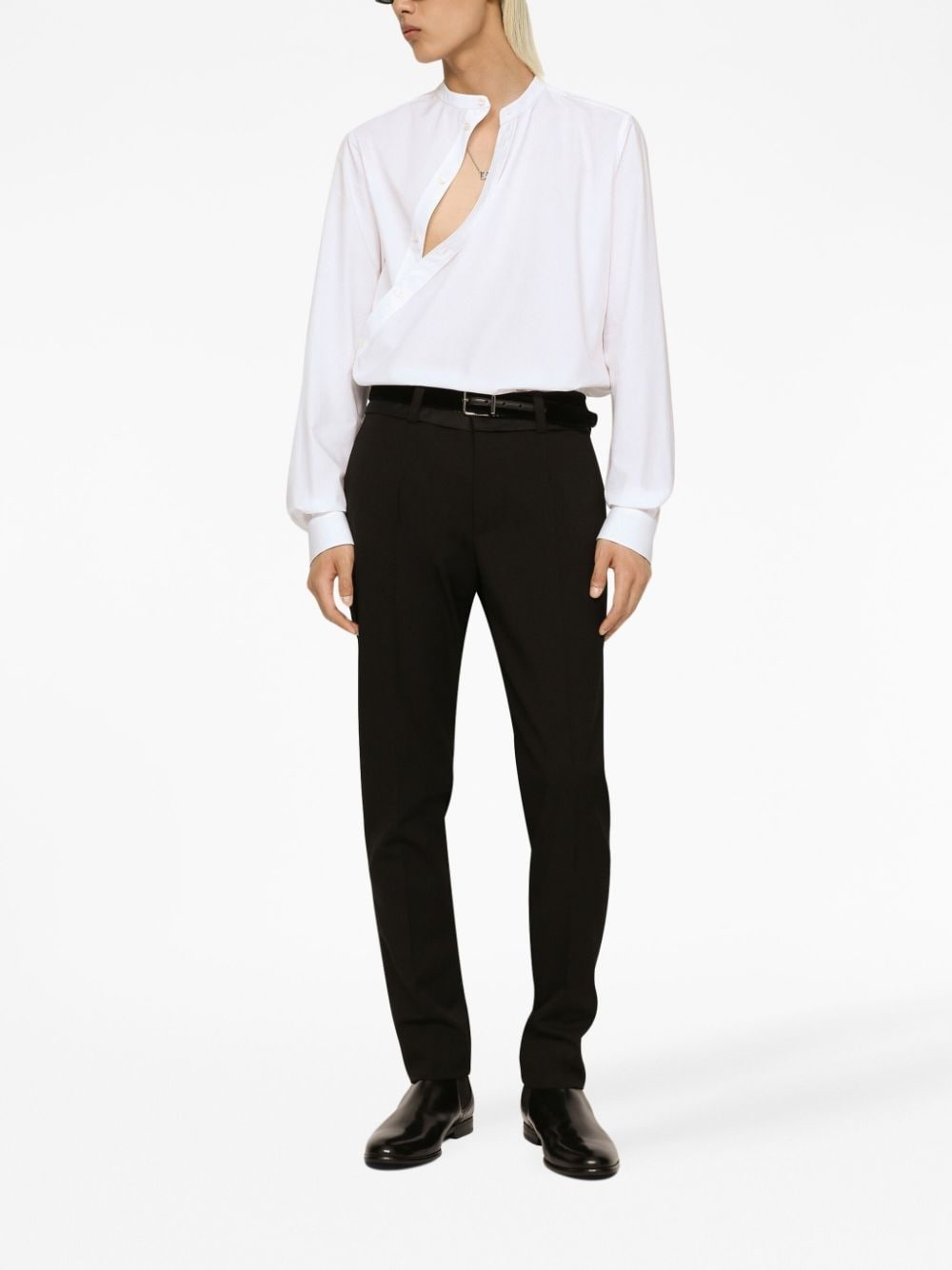 mid-rise tailored trousers - 2