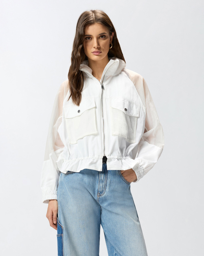 TECHNICAL JACKET WITH SHEER INSERTS 3