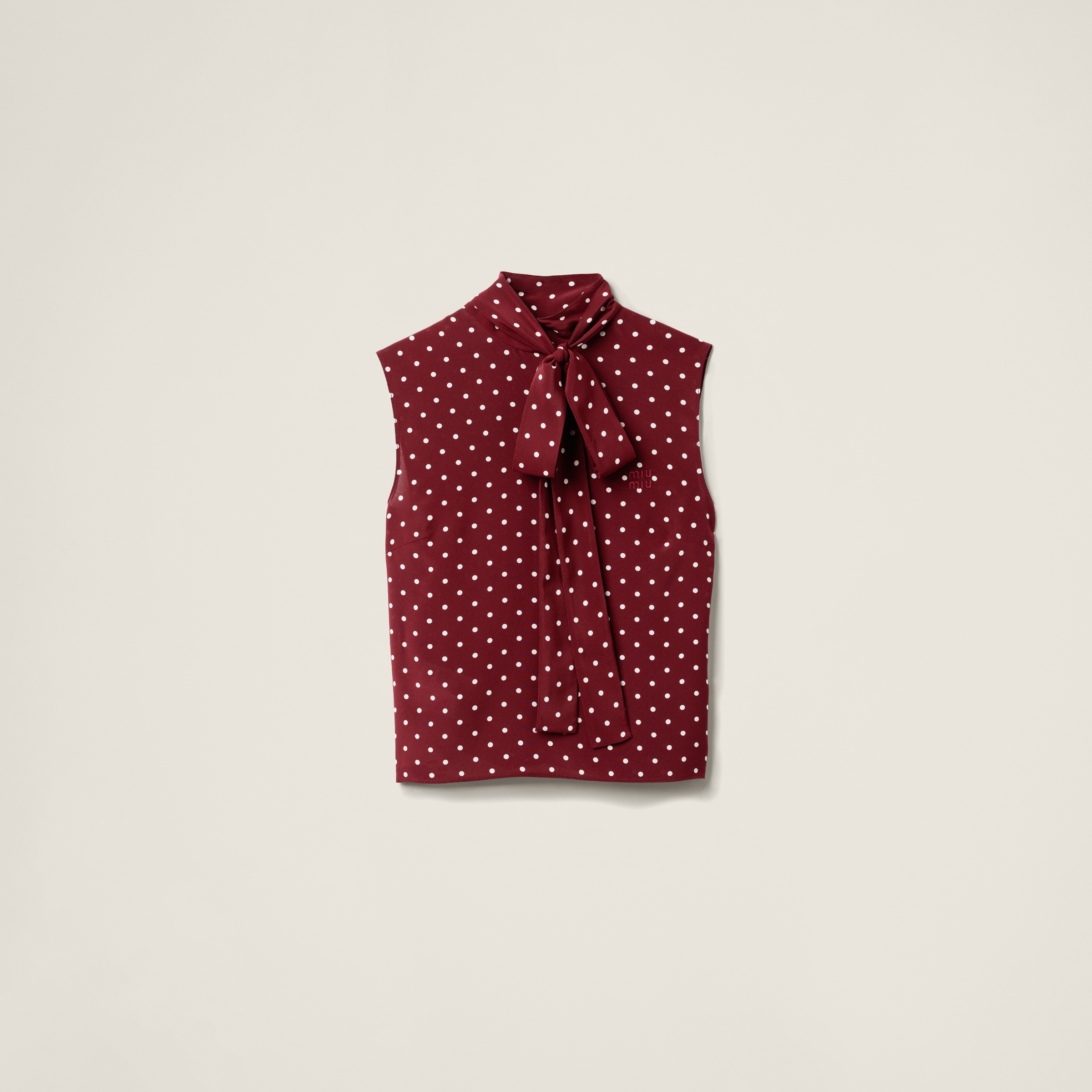 Crepe de chine top - 1