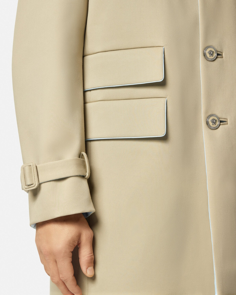 Bonded Gabardine Trench Coat 3