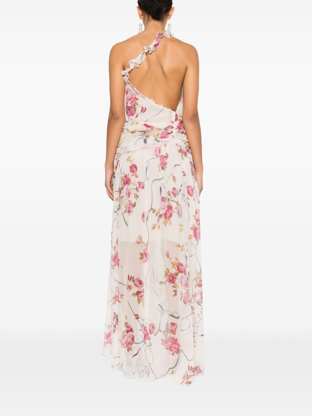 floral-print maxi dress - 4