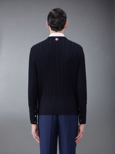 Thom Browne striped virgin wool shirt outlook