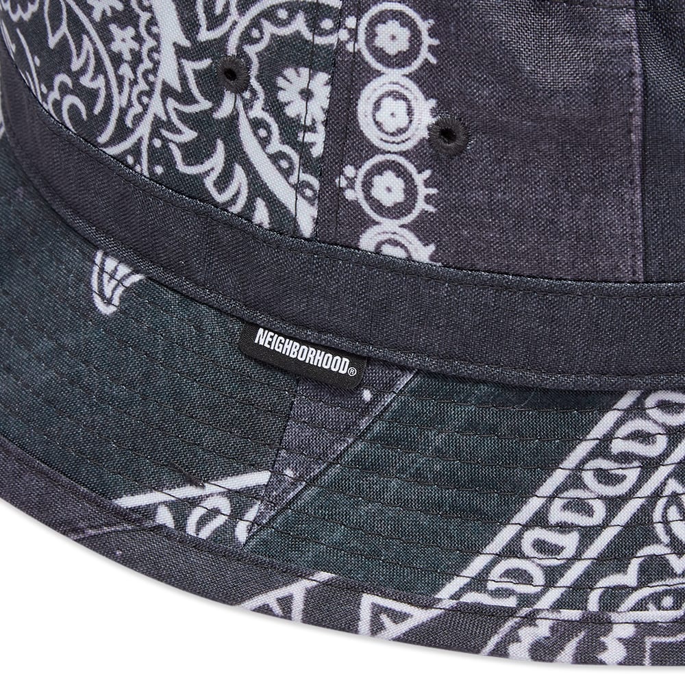 Neighborhood Bandana Chopped Bucket Hat - 2