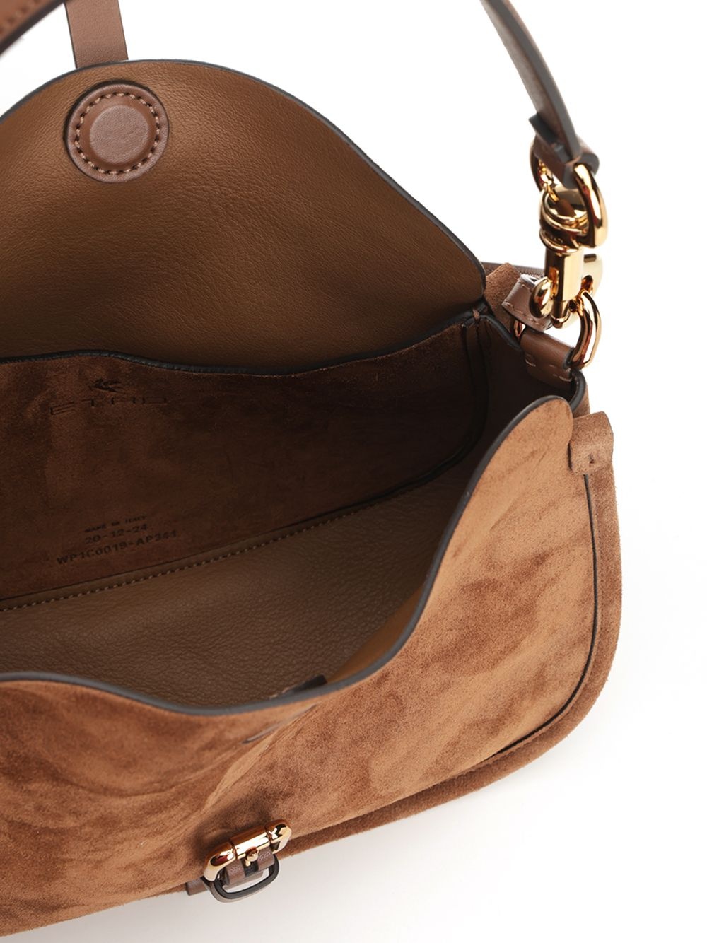 Suede Shoulder Bag Shoulder Bags Brown - 4