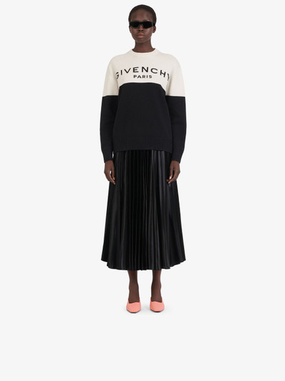 Givenchy TWO TONE SWEATER IN CASHMERE outlook