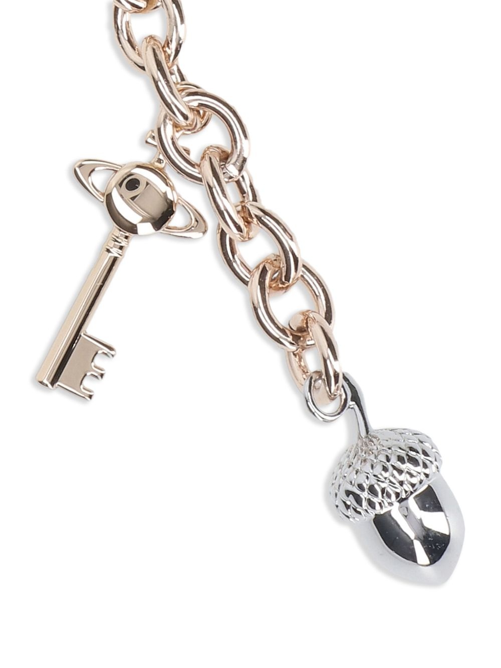 rhinestone-embellished keyring - 3