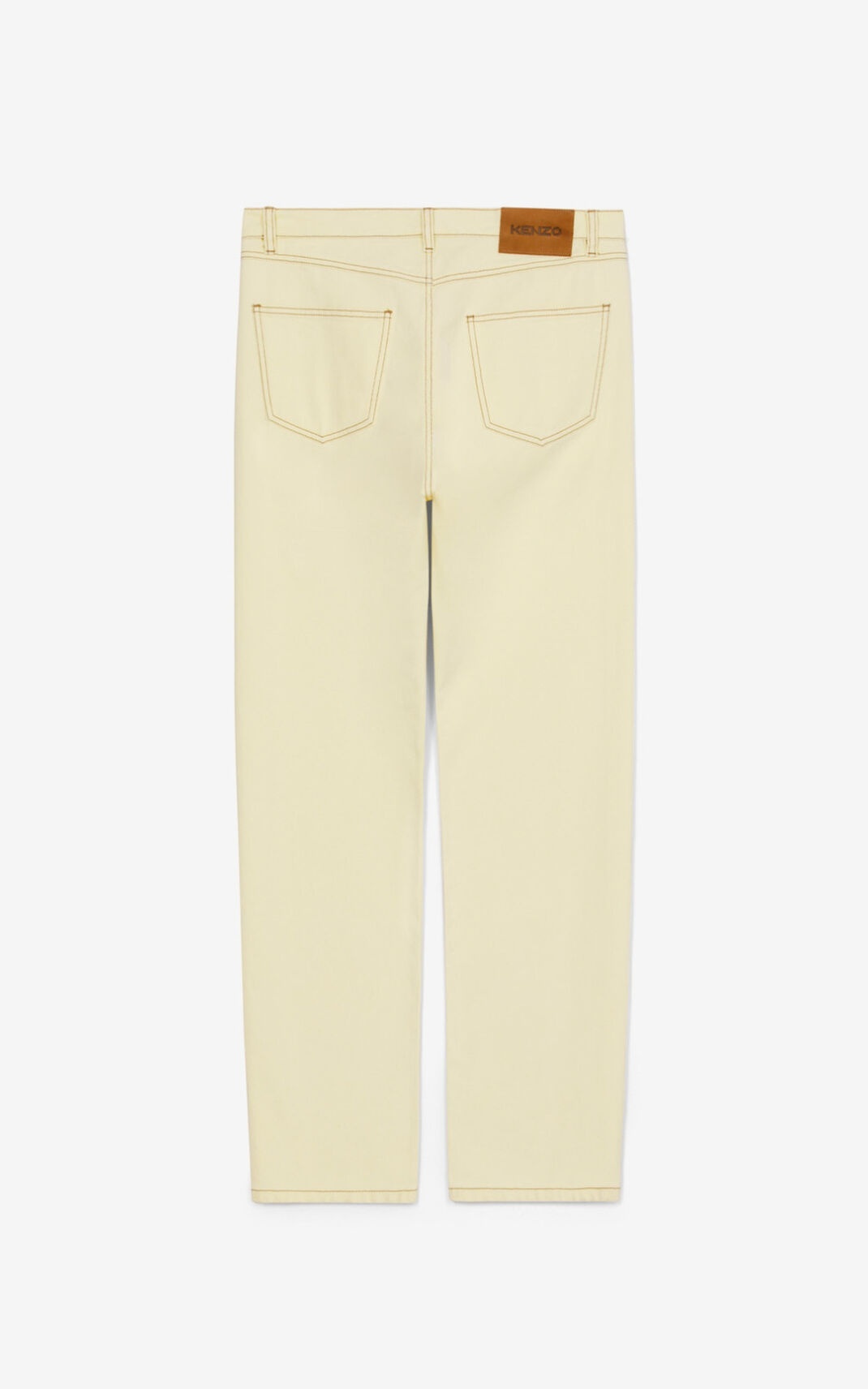 Straight-cut denim trousers - 5
