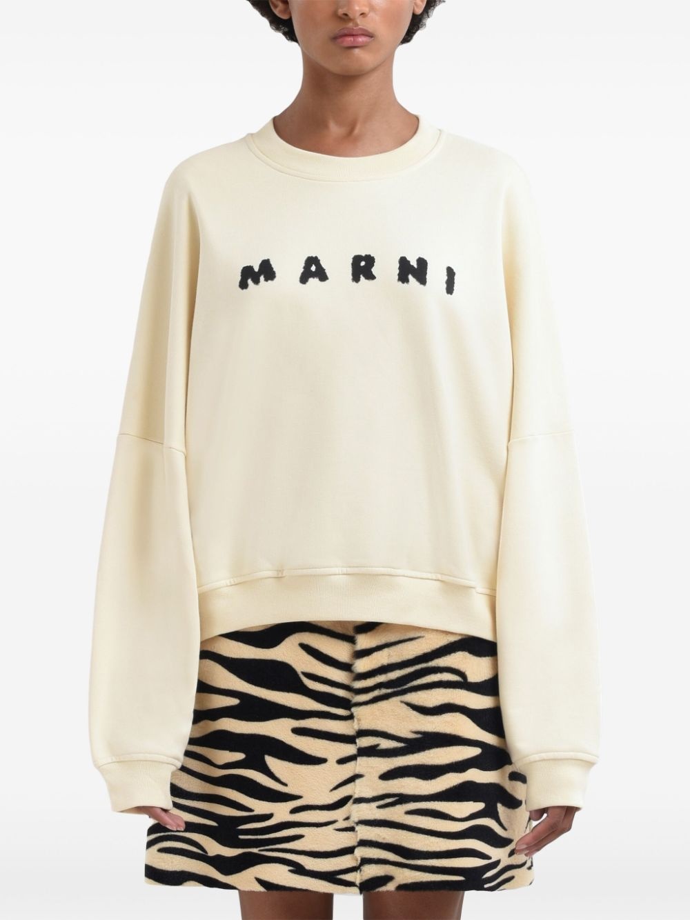 logo-print sweatshirt - 2