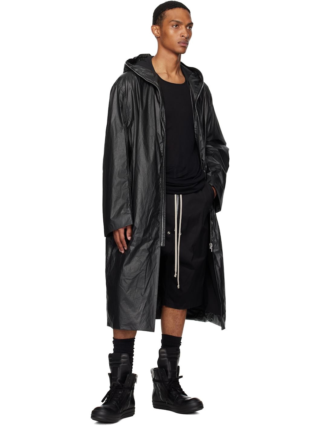 Black Concordians Mac Coat - 4
