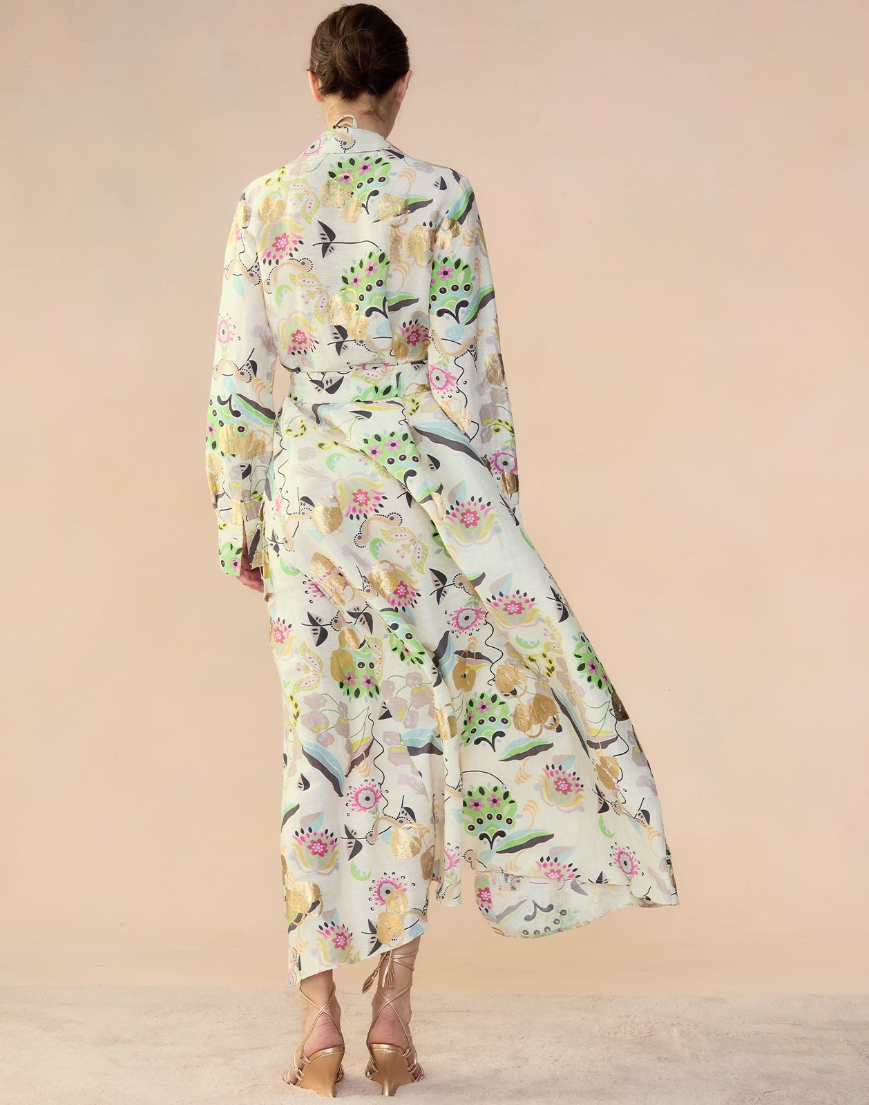 Love Locket Linen Shirt Dress - 6