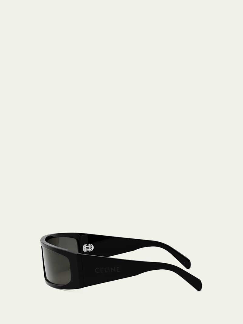 Men's Acetate-Nylon Rectangle Sunglasses 3