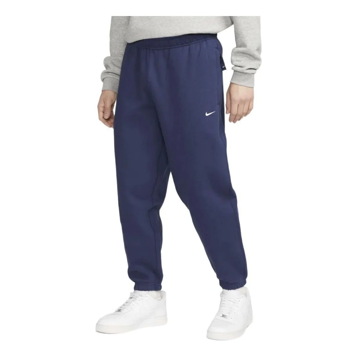 Nike Lab Solo Swoosh Sweatpants 'Blue' DX1365-410 - 1