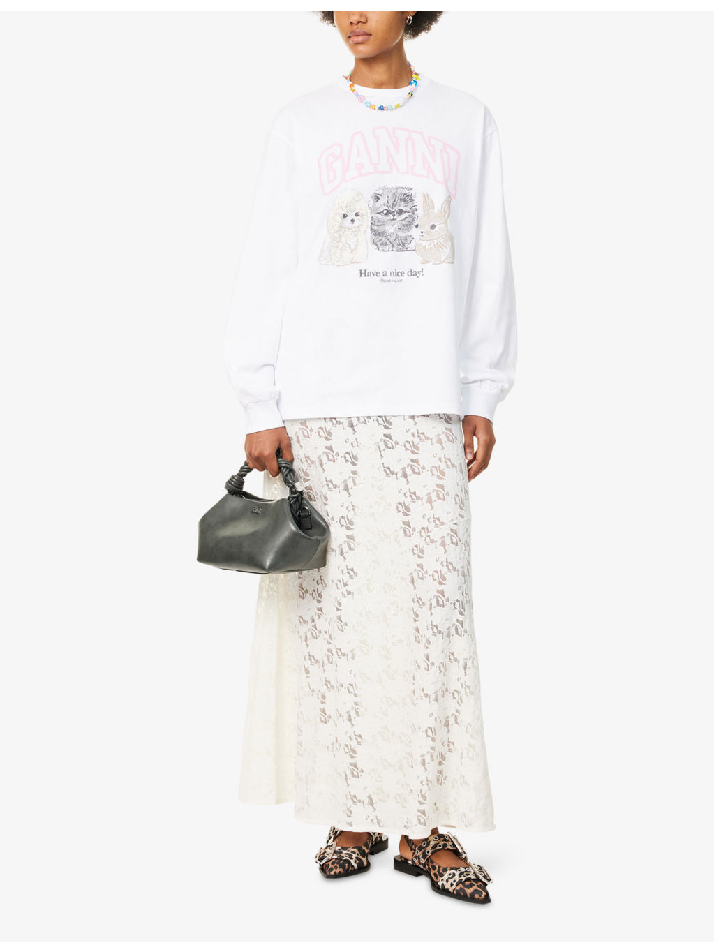 Printed Round-Neck Cotton-Jersey T-Shirt - 2