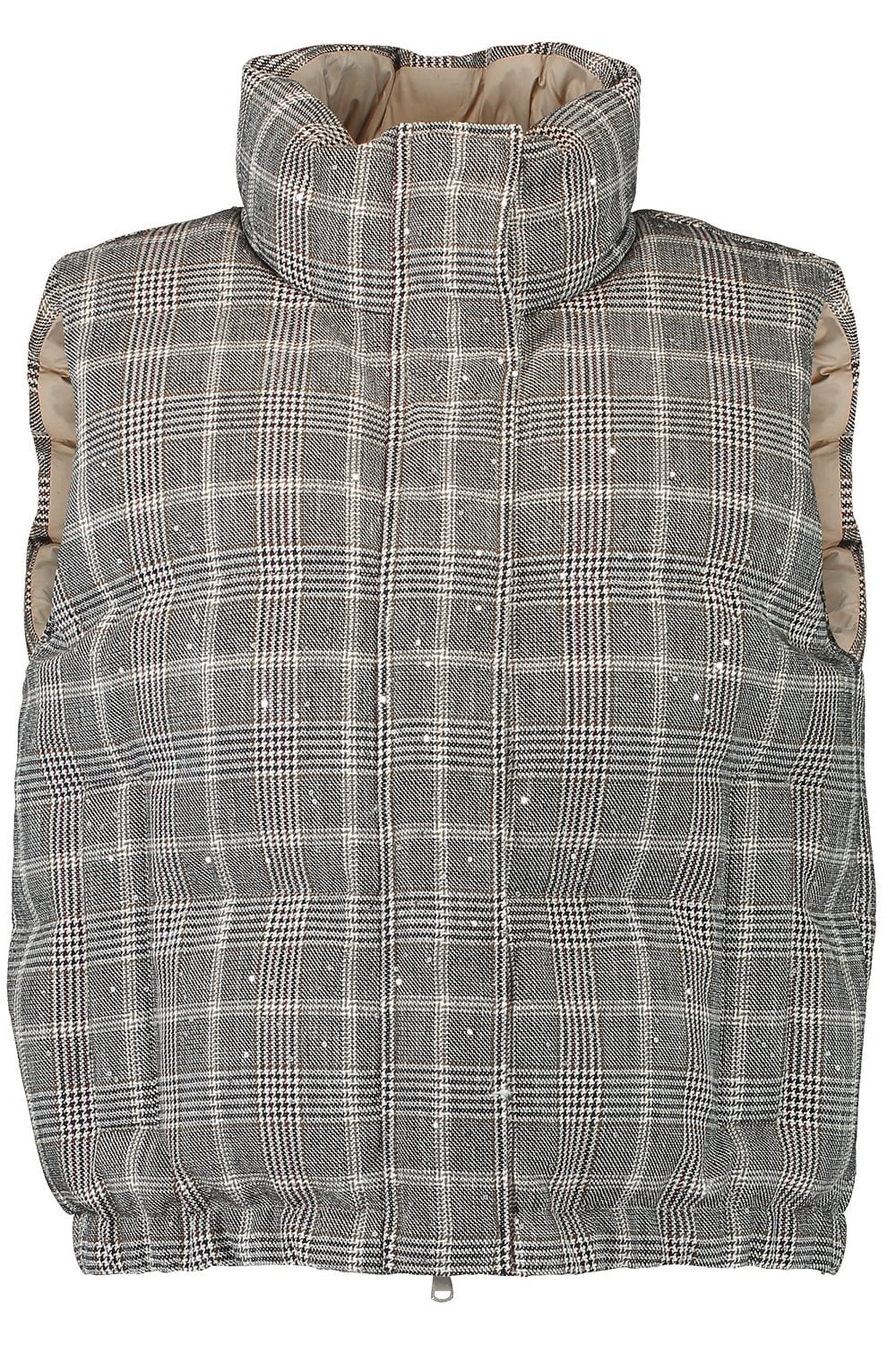 Dazzling Prince Of Wales Down Vest - 1