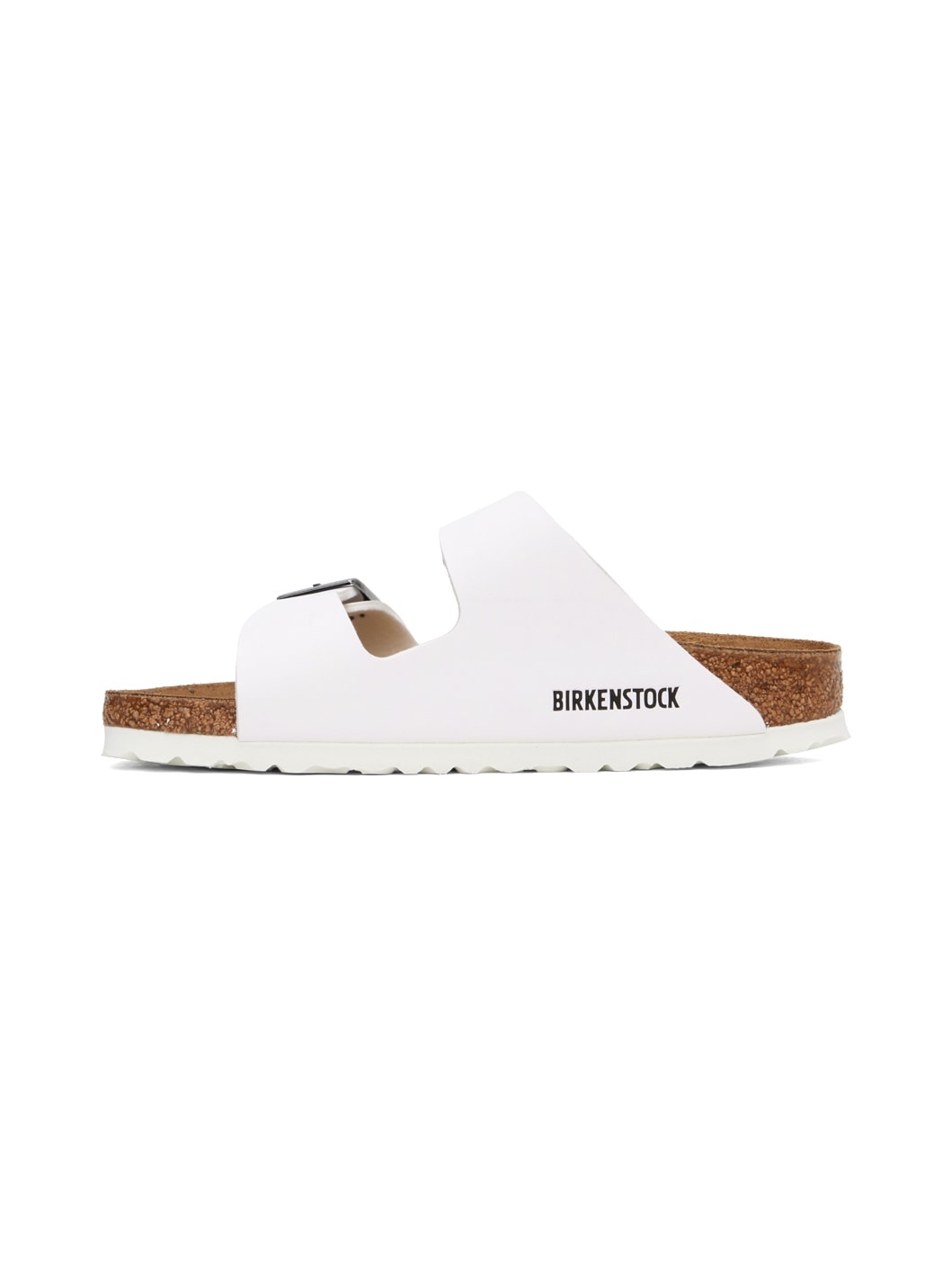 White Narrow Arizona Sandals - 3