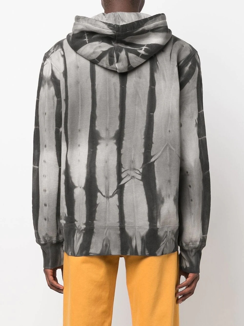 abstract-pattern organic-cotton hoodie - 4