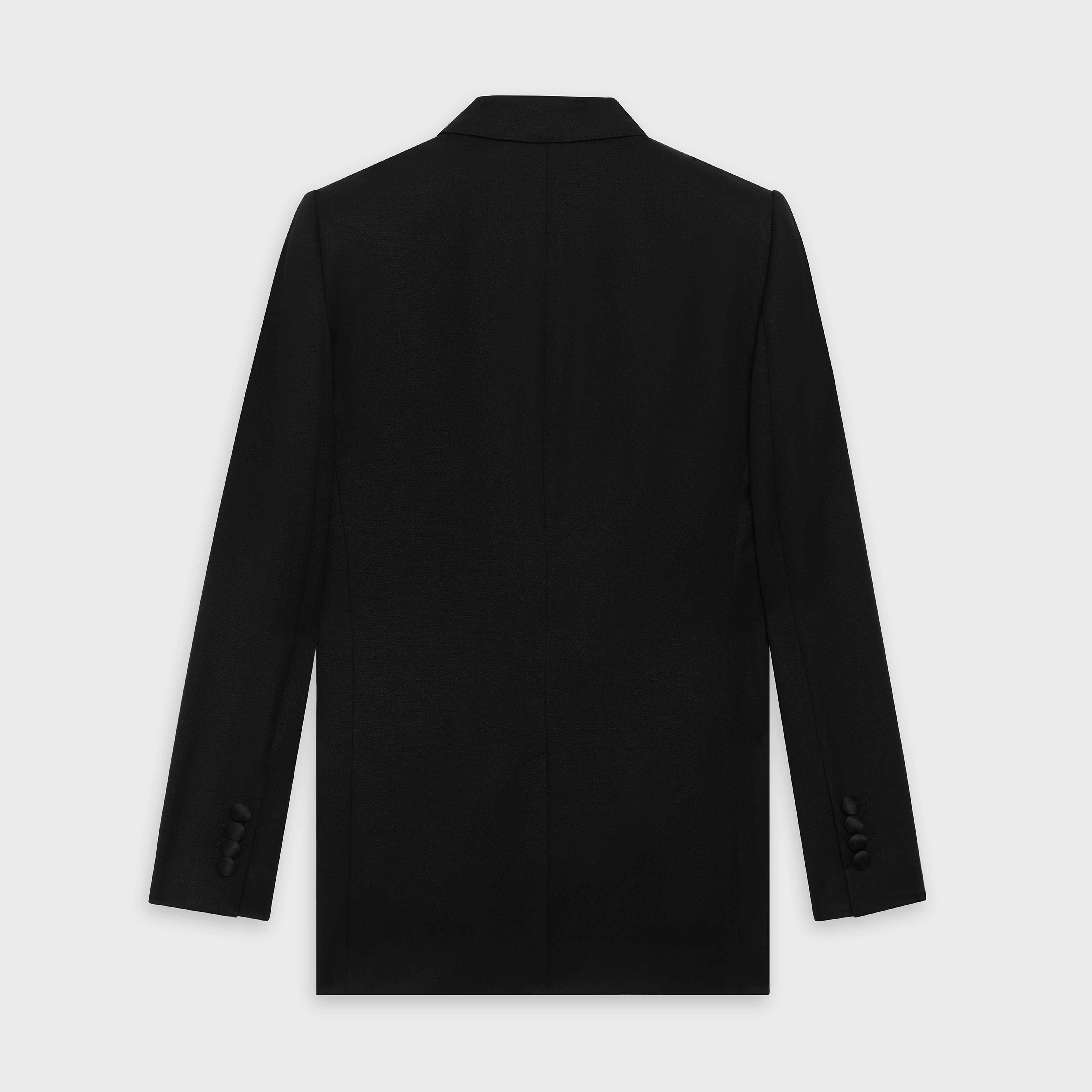 long jacket in tux grain de poudre - 2