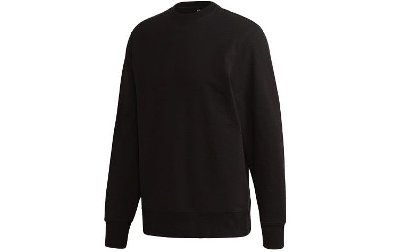 Y-3 adidas Y-3 SS21 Black Warrior Embroidered Round Neck Sweatshirts 'Black' FS3398 outlook