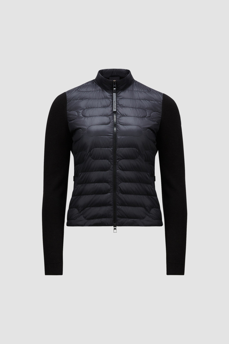 Padded Cotton Zip-Up Cardigan 1