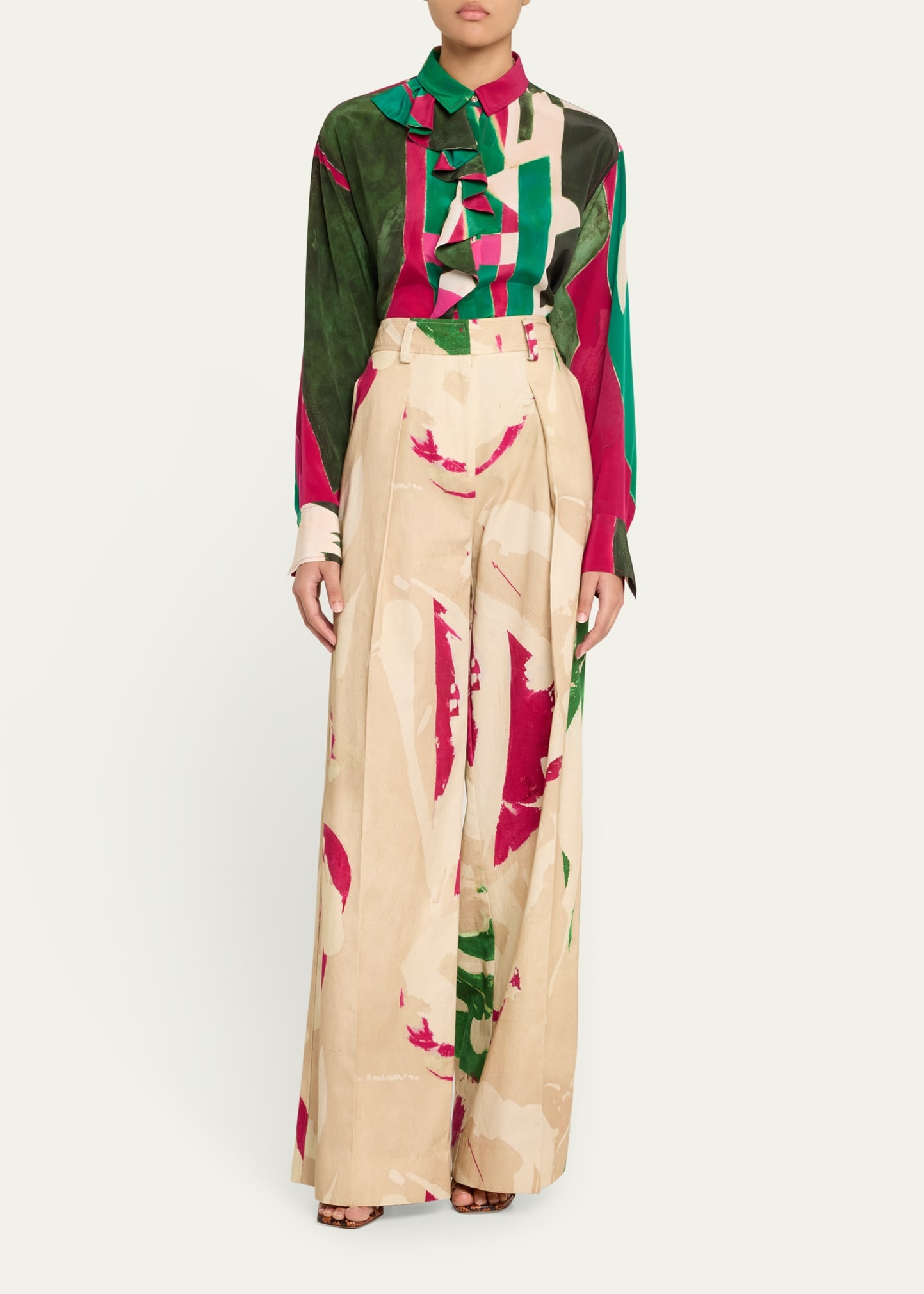 UJ x Lee Krasner Mitchell Wide-Leg Pants - 2