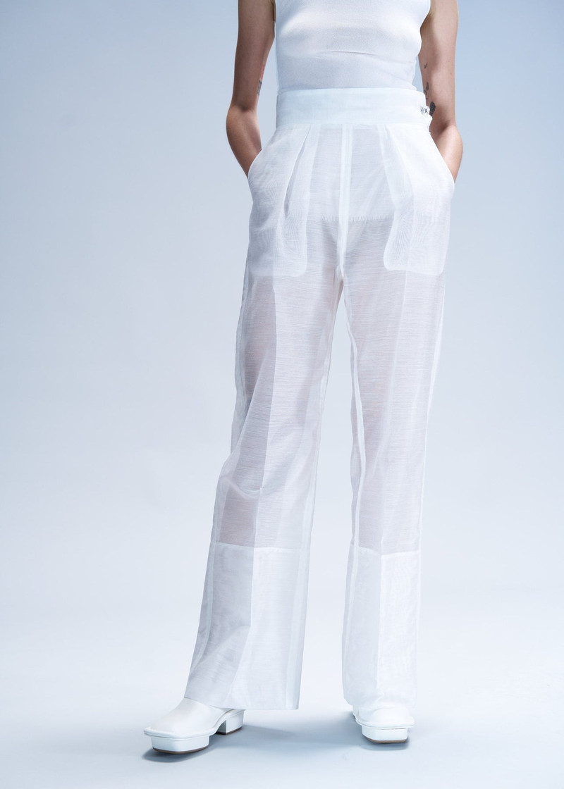 TRANSLUCENT SUIT PANTS 4