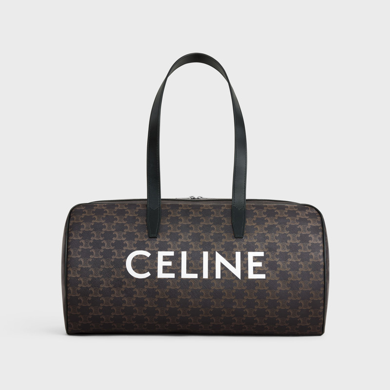 Duffle bag in Triomphe Canvas with Celine print 1