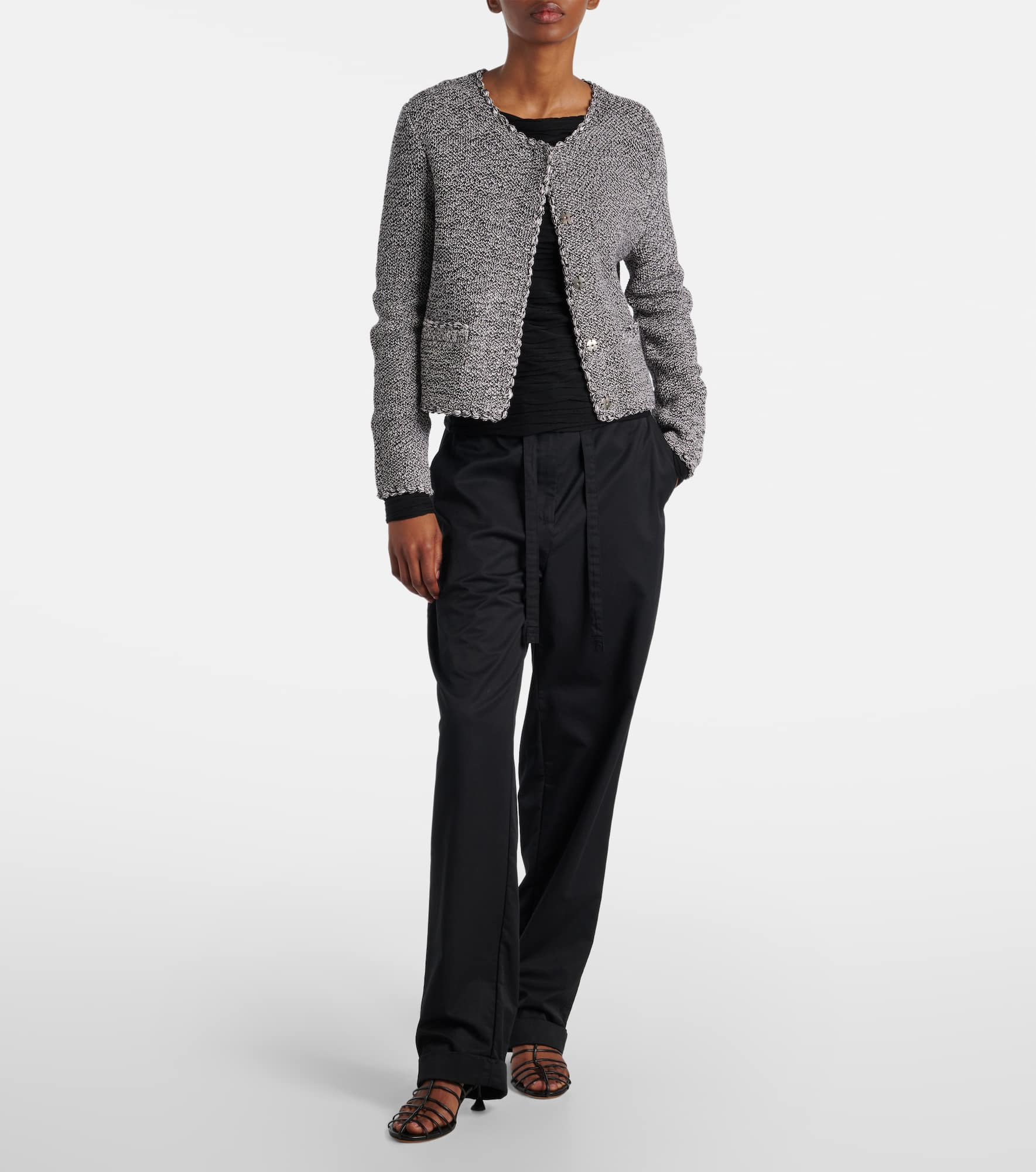 White Label Nidia macramé cotton jacket - 2