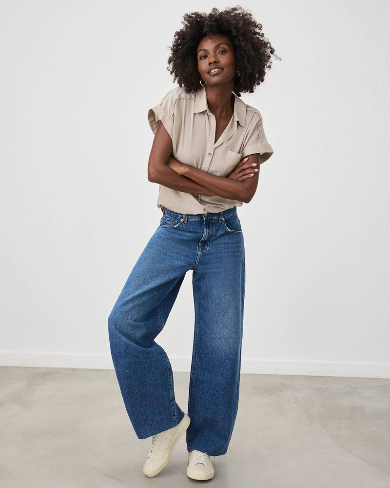 Splendid Short Sleeve Paige Shirt outlook