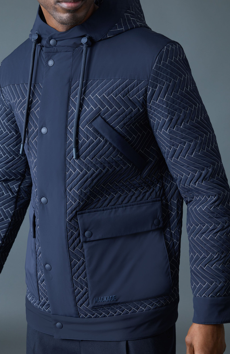 THIAGO Quilted Down Hooded Jacket 5