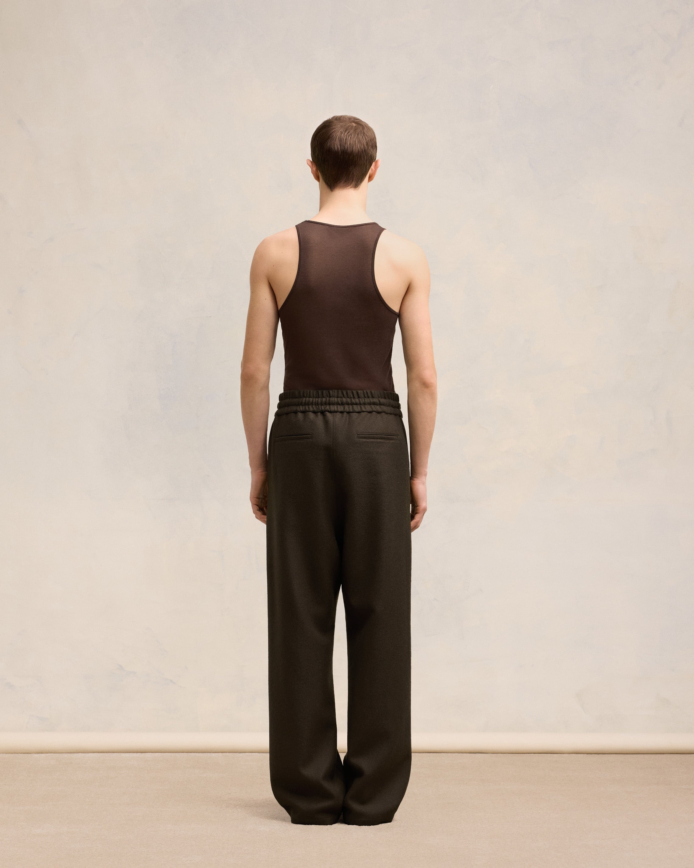 WIDE ELASTICATED WAIST TROUSERS - 4