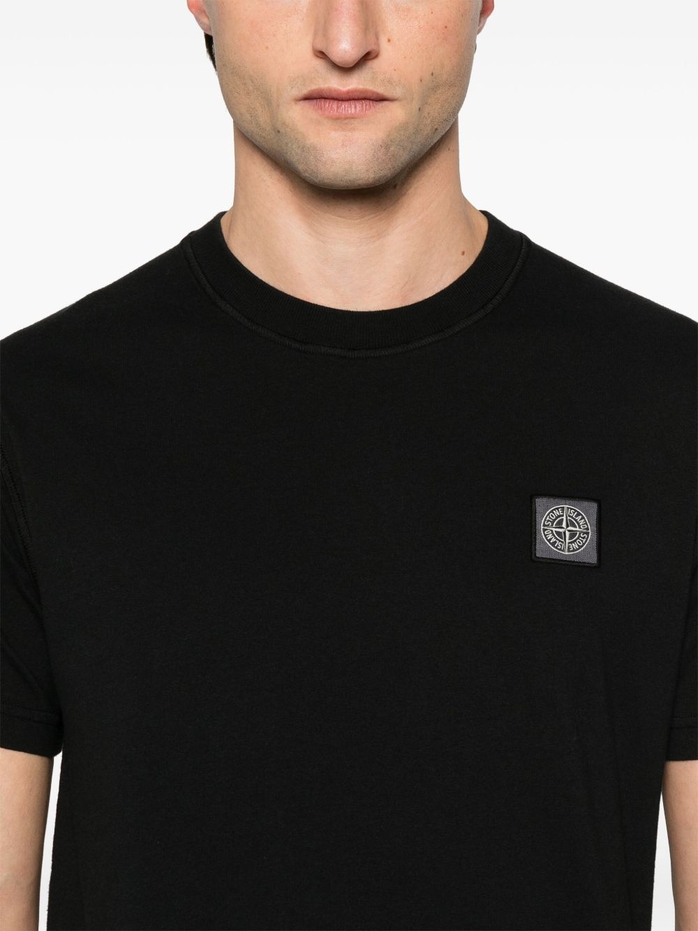 Compass-motif T-shirt - 4