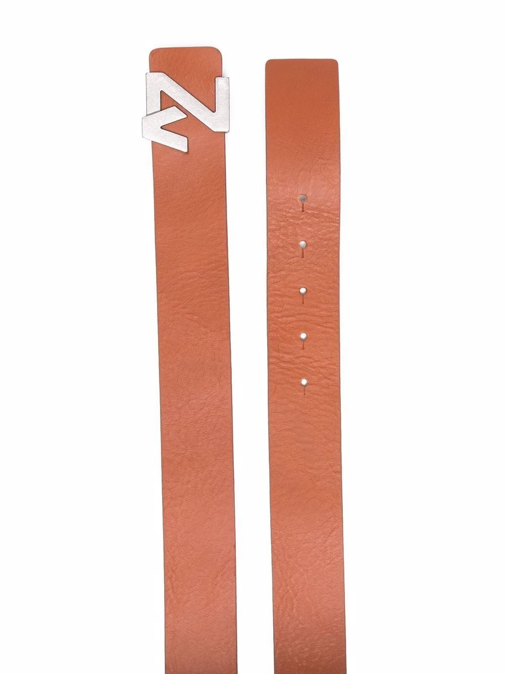 logo-buckle belt - 2