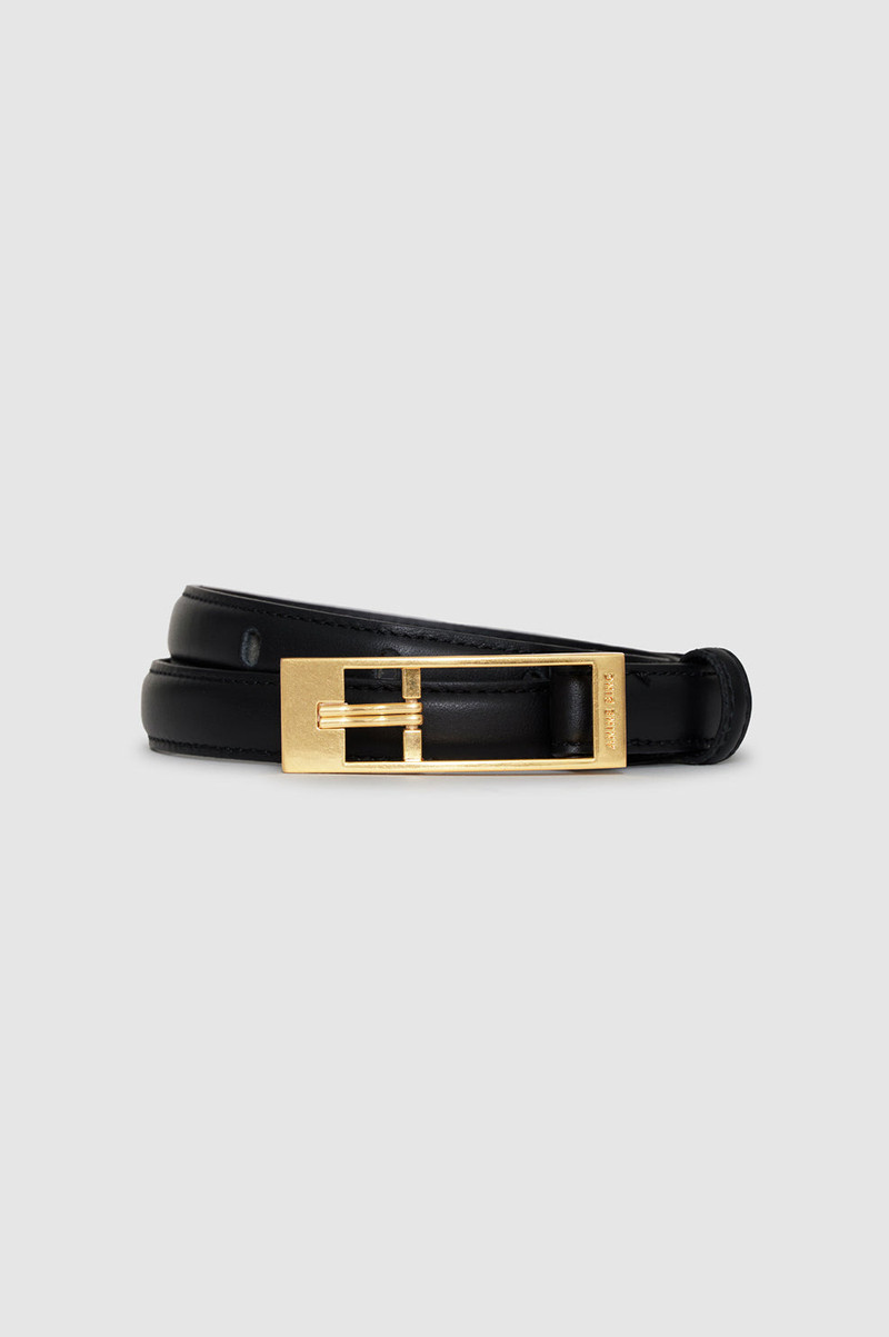 Elly Belt Smooth Leather - Black 3