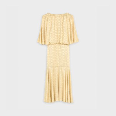 CELINE MIDI DRESS IN SILK JACQUARD outlook